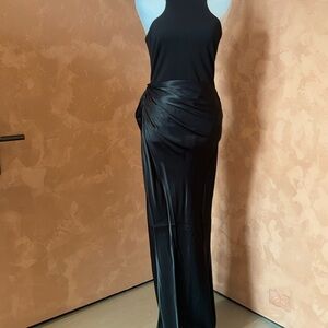 Camila Coelho Black High-Neck Top